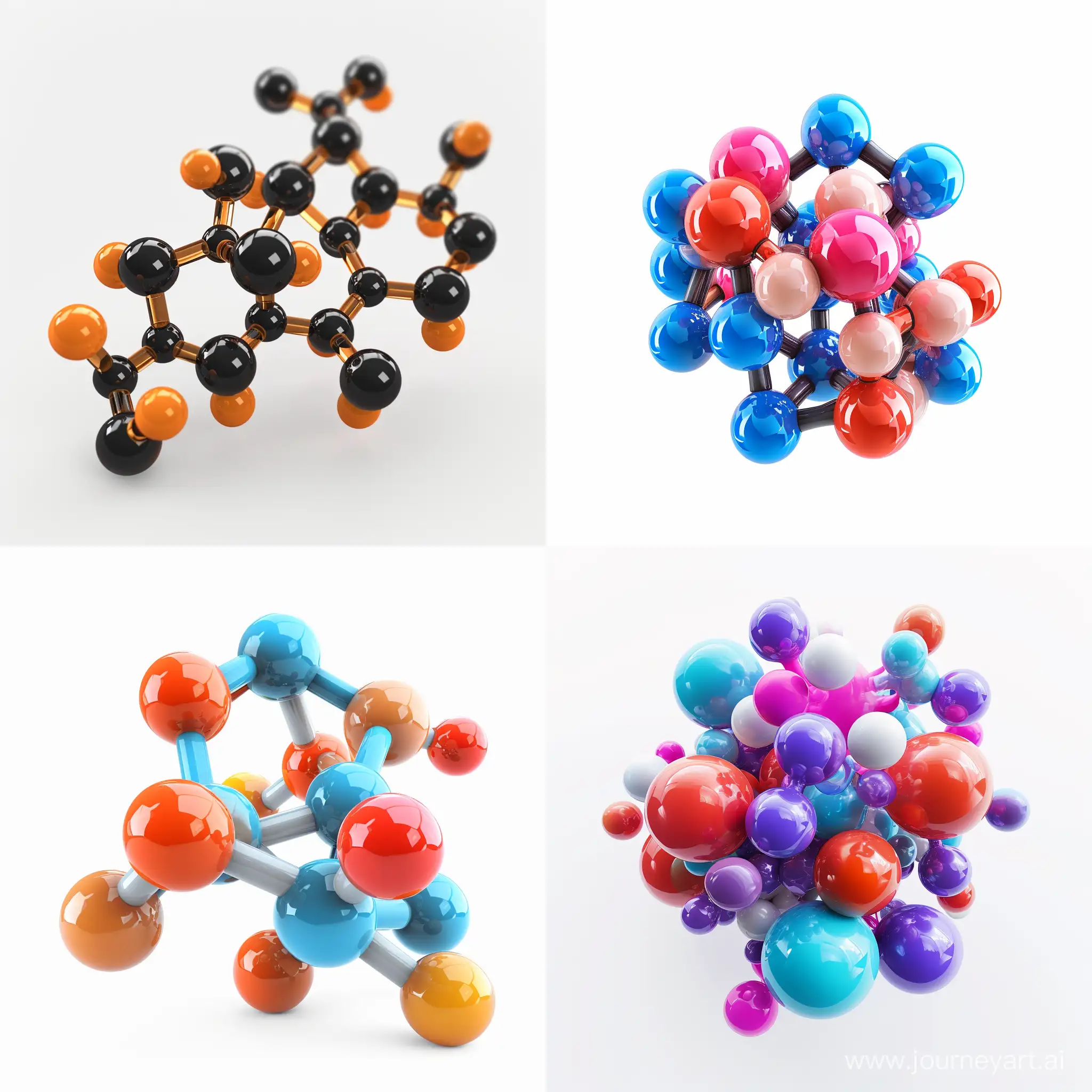 Act as a 3D graphics artist specializing in organic round shapes 3D icon visualization on white background. Your task is to describe the potential artistic representation of a synthetic rubber made by applying the solution polymerization method on butadiene, with a higher proportion of cis isomers. Create a vivid and detailed visual concept of how this rubber could be visually portrayed in a 3D abstract form, considering its molecular structure, texture, and potential applications. Additionally, discuss the potential visual appeal and significance of such a representation, considering its synthetic nature and unique chemical composition.