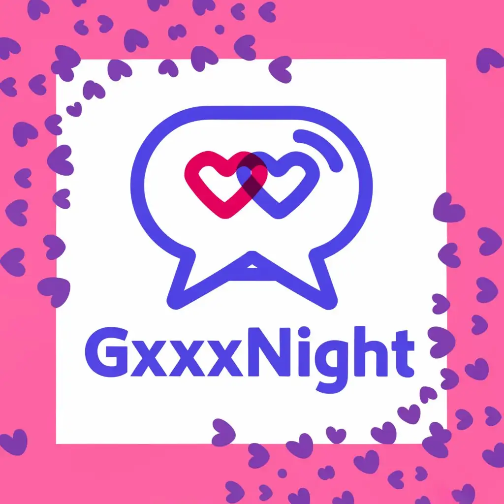 LOGO-Design-For-Gxxxnight-Online-Girls-Chat-with-Boys-in-Clear-Background