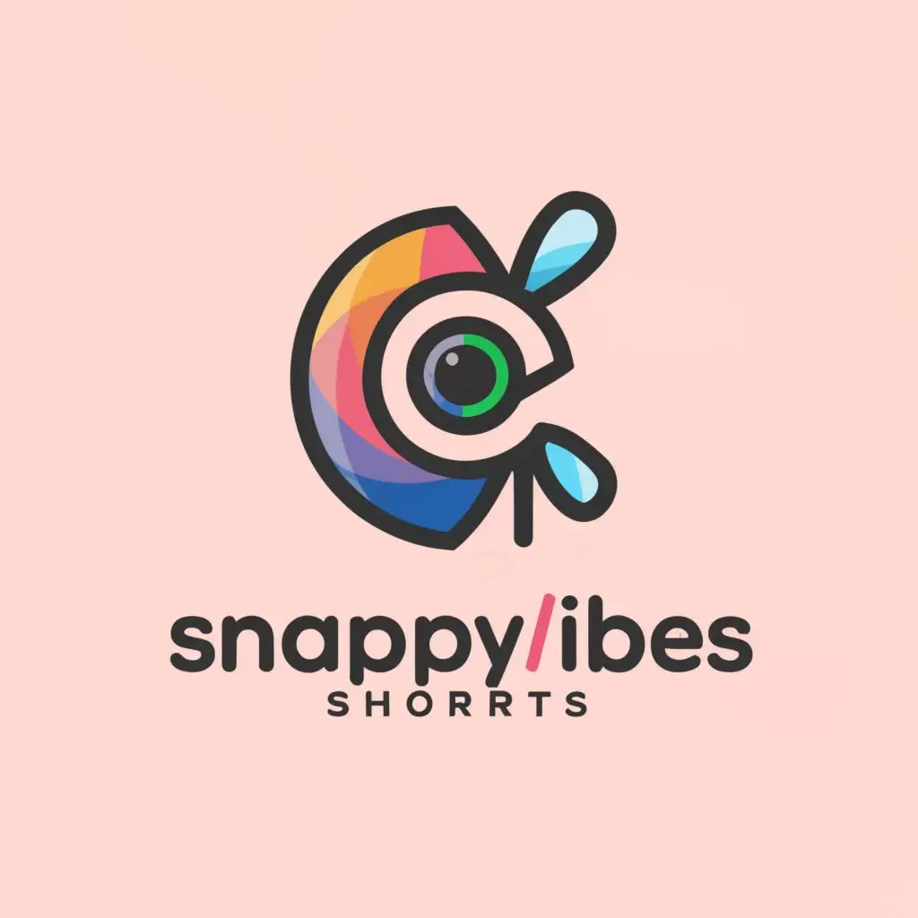 a logo design,with the text "SnappyVibes Shorts", main symbol:stylish,Moderate,be used in Entertainment industry,clear background