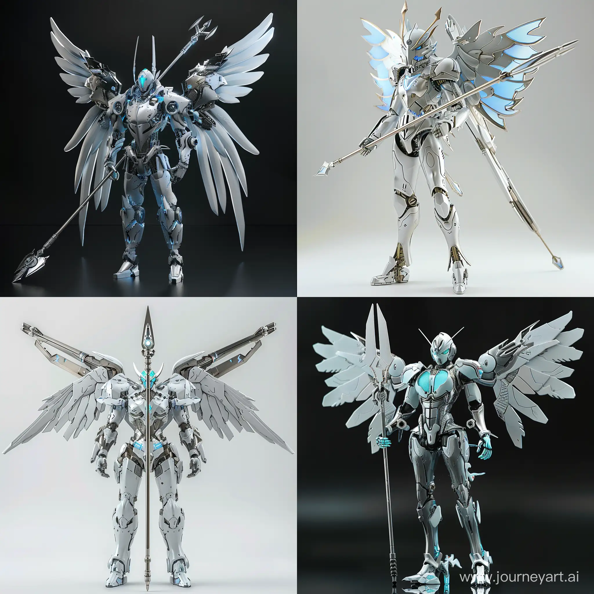 Silver-Armored-Anime-Winged-Mecha-Wielding-a-Giant-Spear-Cybuster-Style