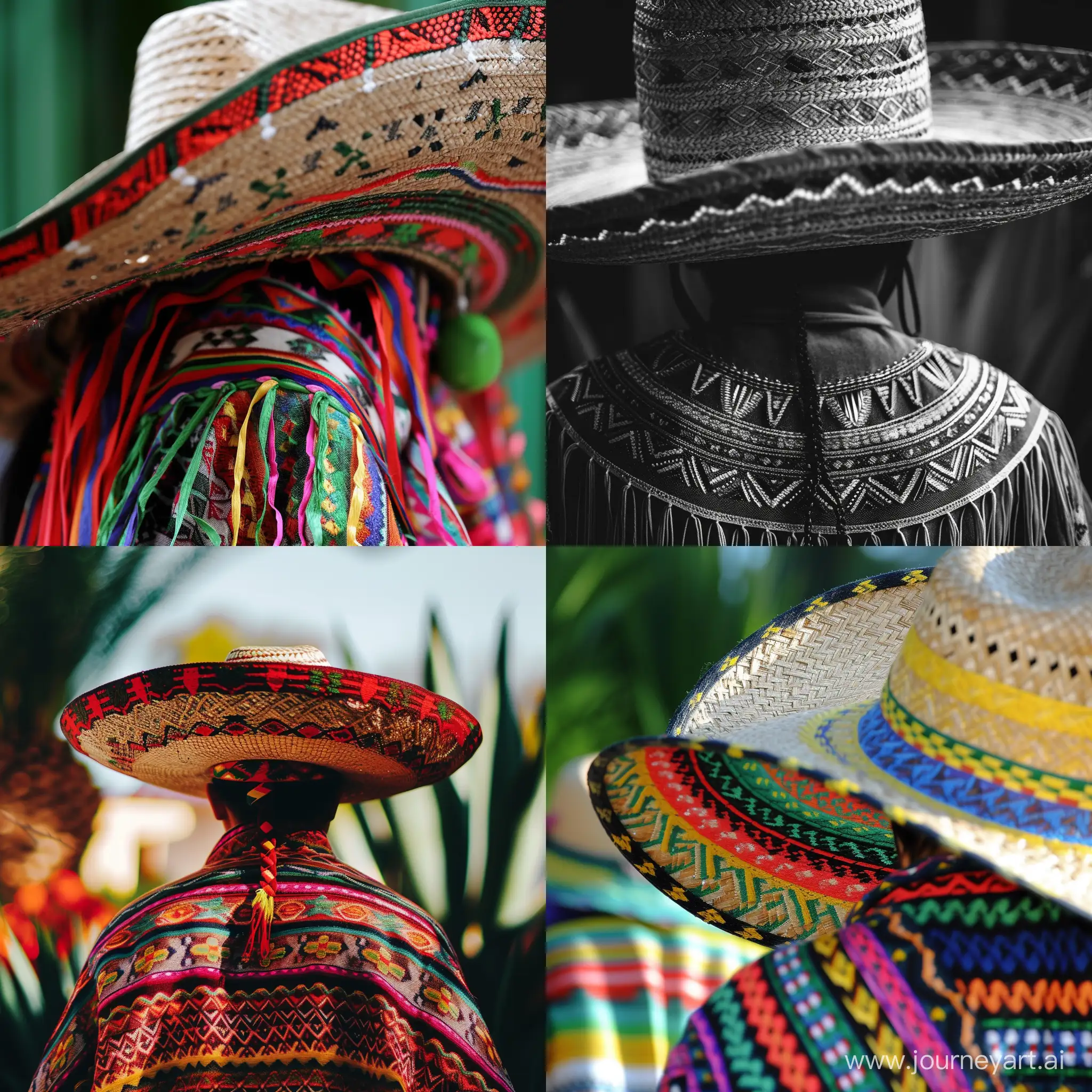 Person-Wearing-Vibrant-Mexican-Sombrero-at-a-Festive-Celebration