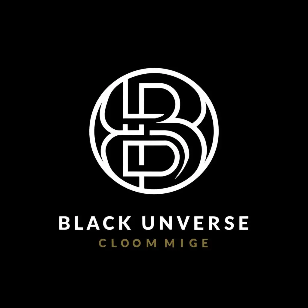 LOGO-Design-for-Black-Universe-Modern-Apparel-Brand-with-Clean-Background