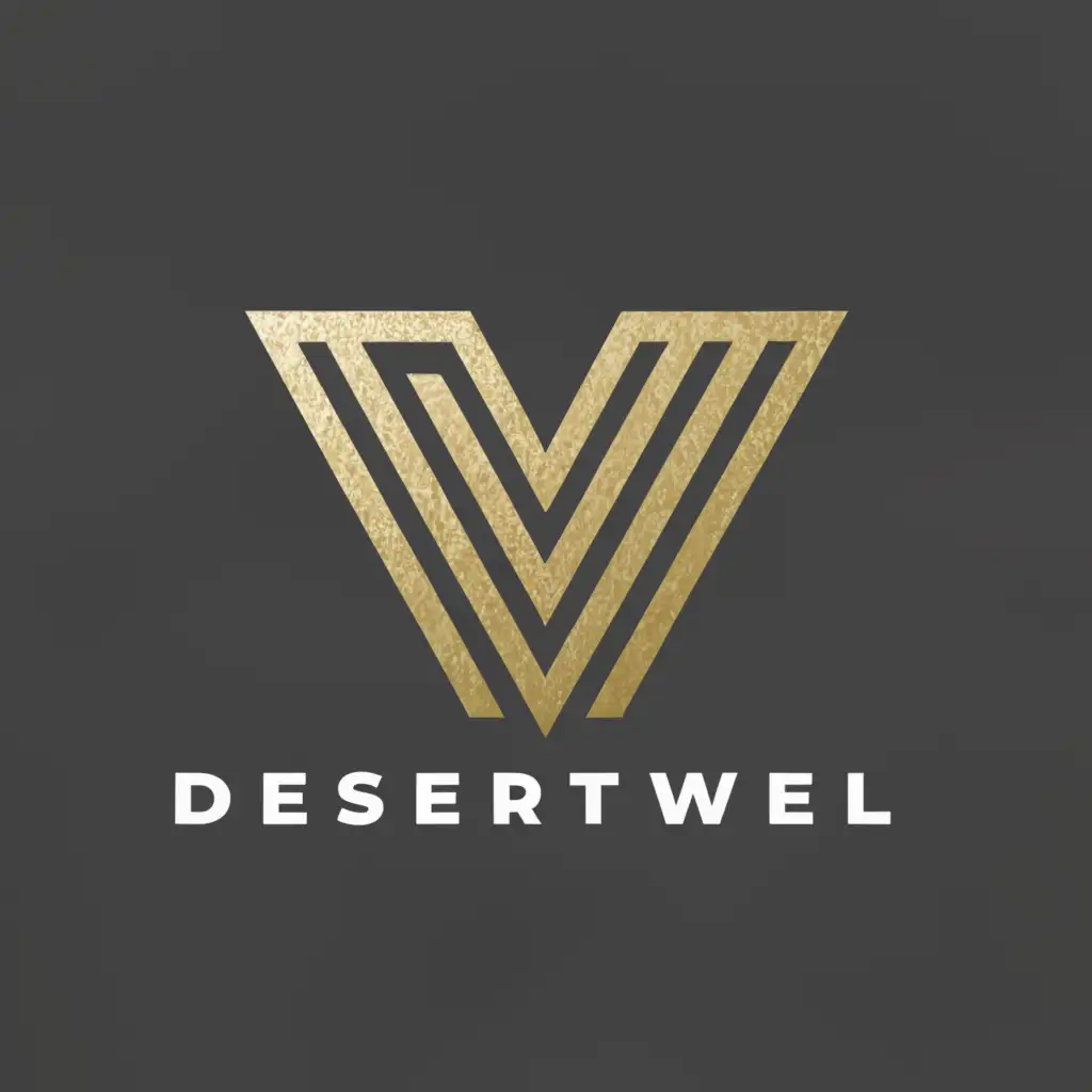 a logo design,with the text "DesertWell", main symbol:DW,Moderate,be used in Sports Fitness industry,clear background