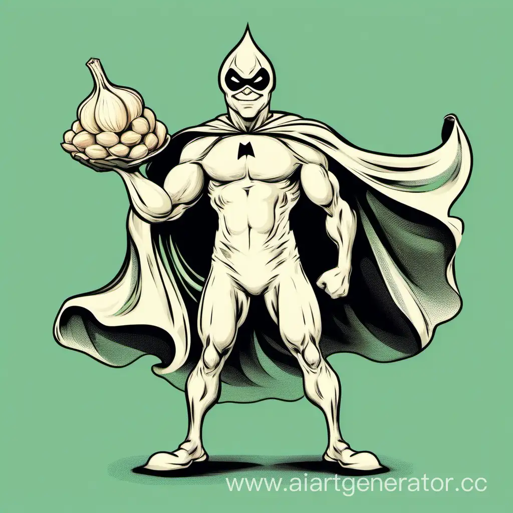 Garlic-Man-Unleashing-Superhero-Flavors-with-a-Kick