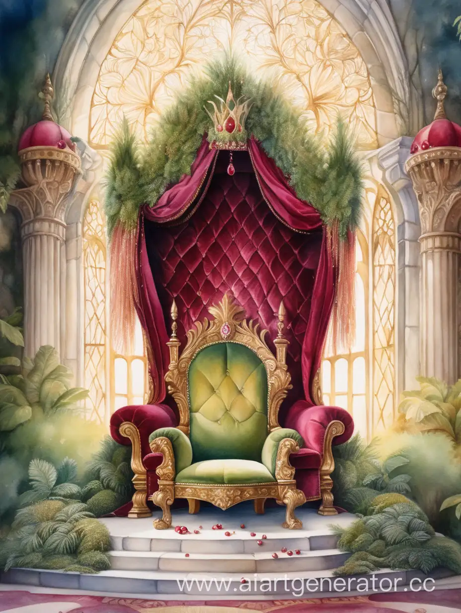 Enchanted-Forest-Throne-Velvet-Elegance-and-Golden-Sparks