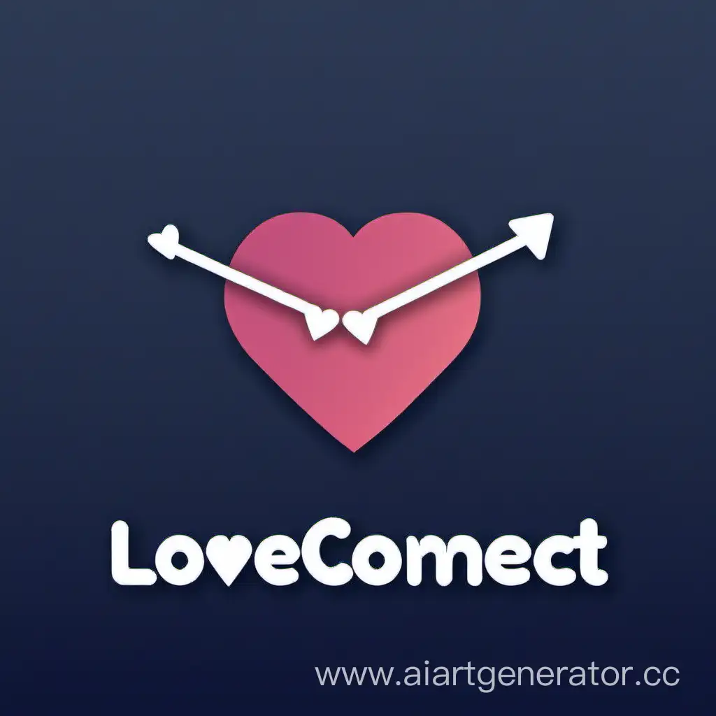 Аватарка для телеграмм канала с названием "LoveConnect"