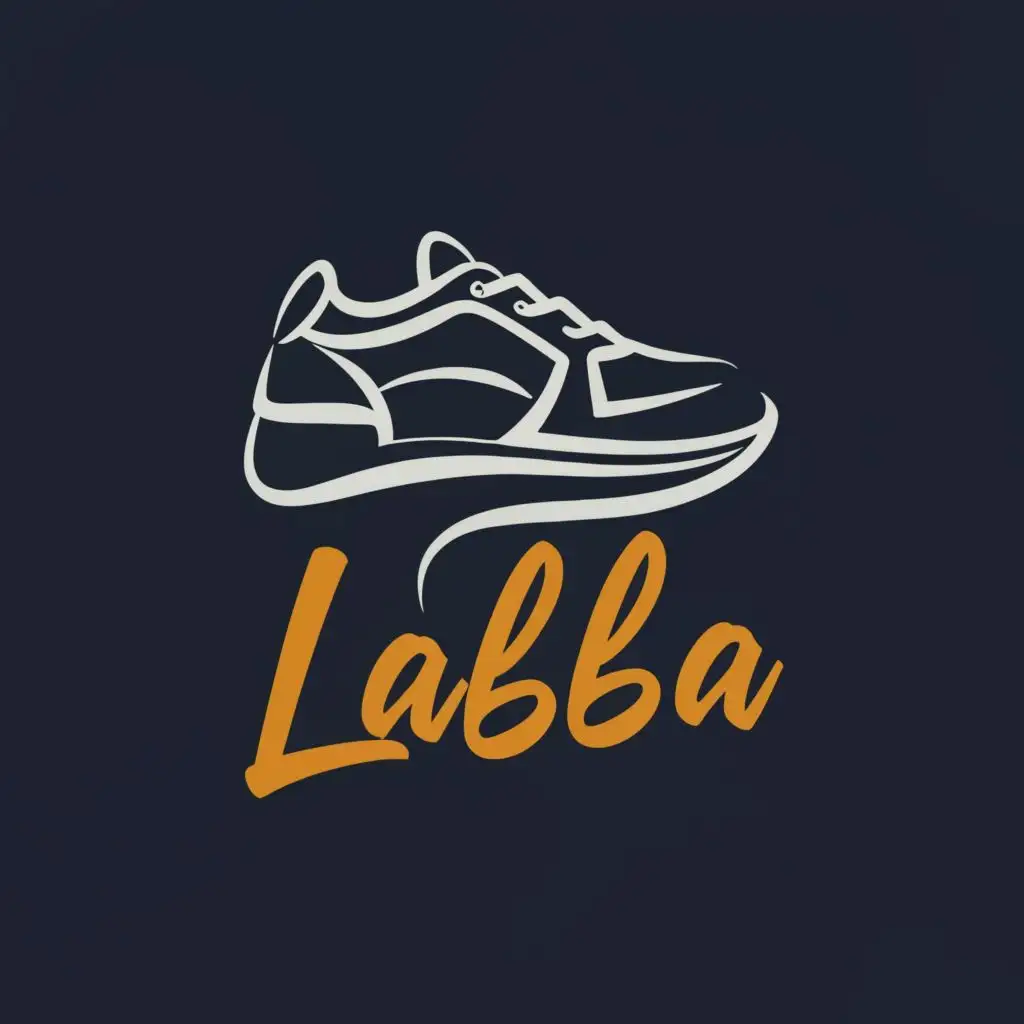 logo, shoe, with the text "Labba sneakers", typography, be used in Retail industry