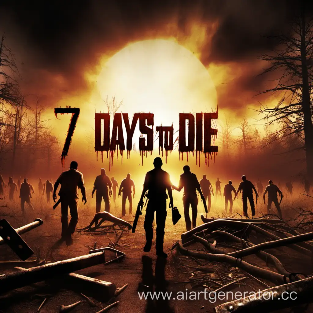 Survival-Horror-Adventure-7-Days-to-Die-Game-Logo