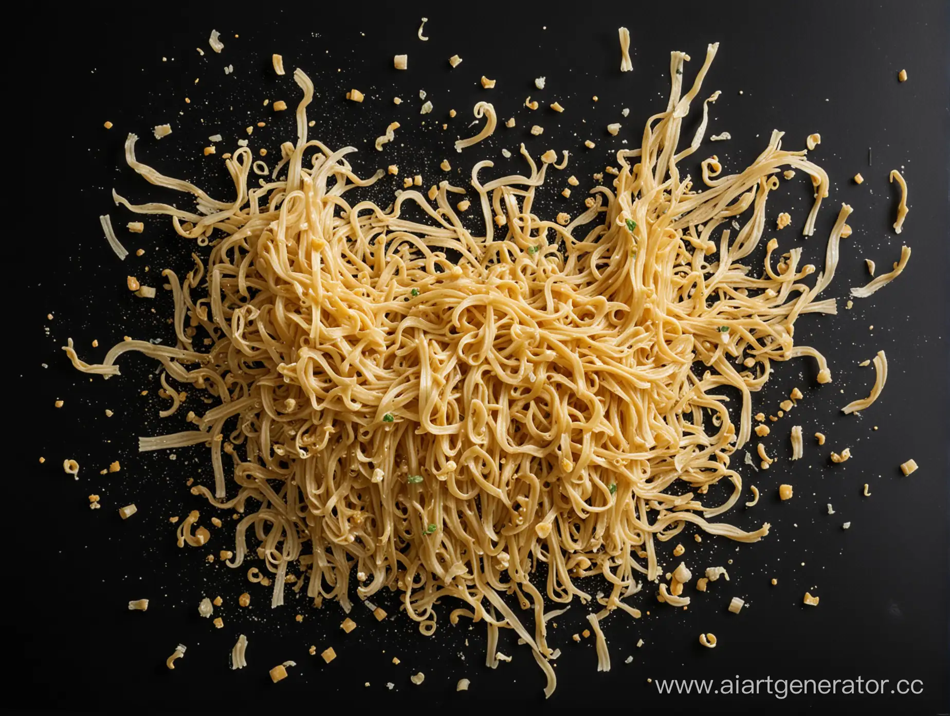 Vibrant-Noodle-Explosion-on-Dramatic-Black-Background
