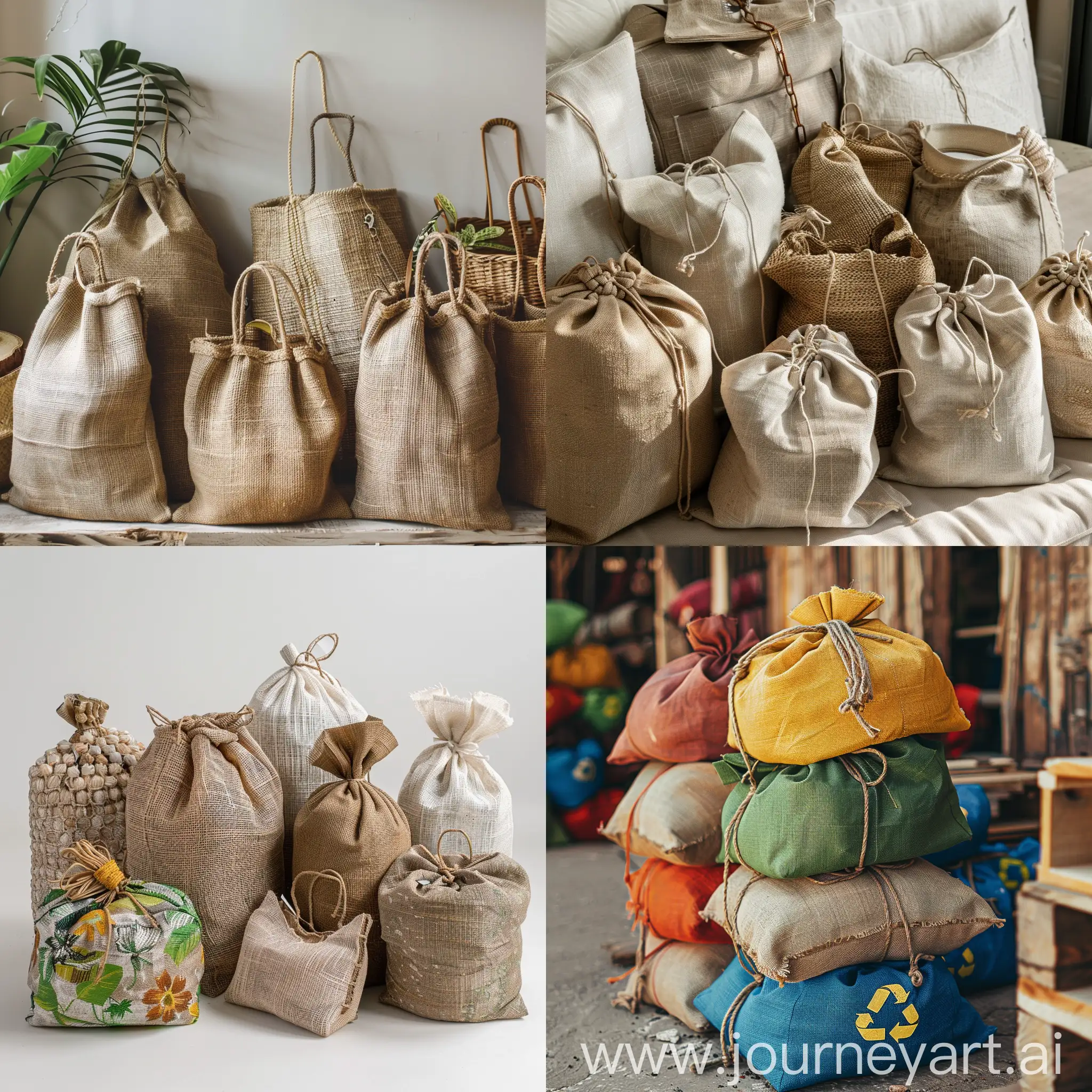 photo of bags from sustainable products