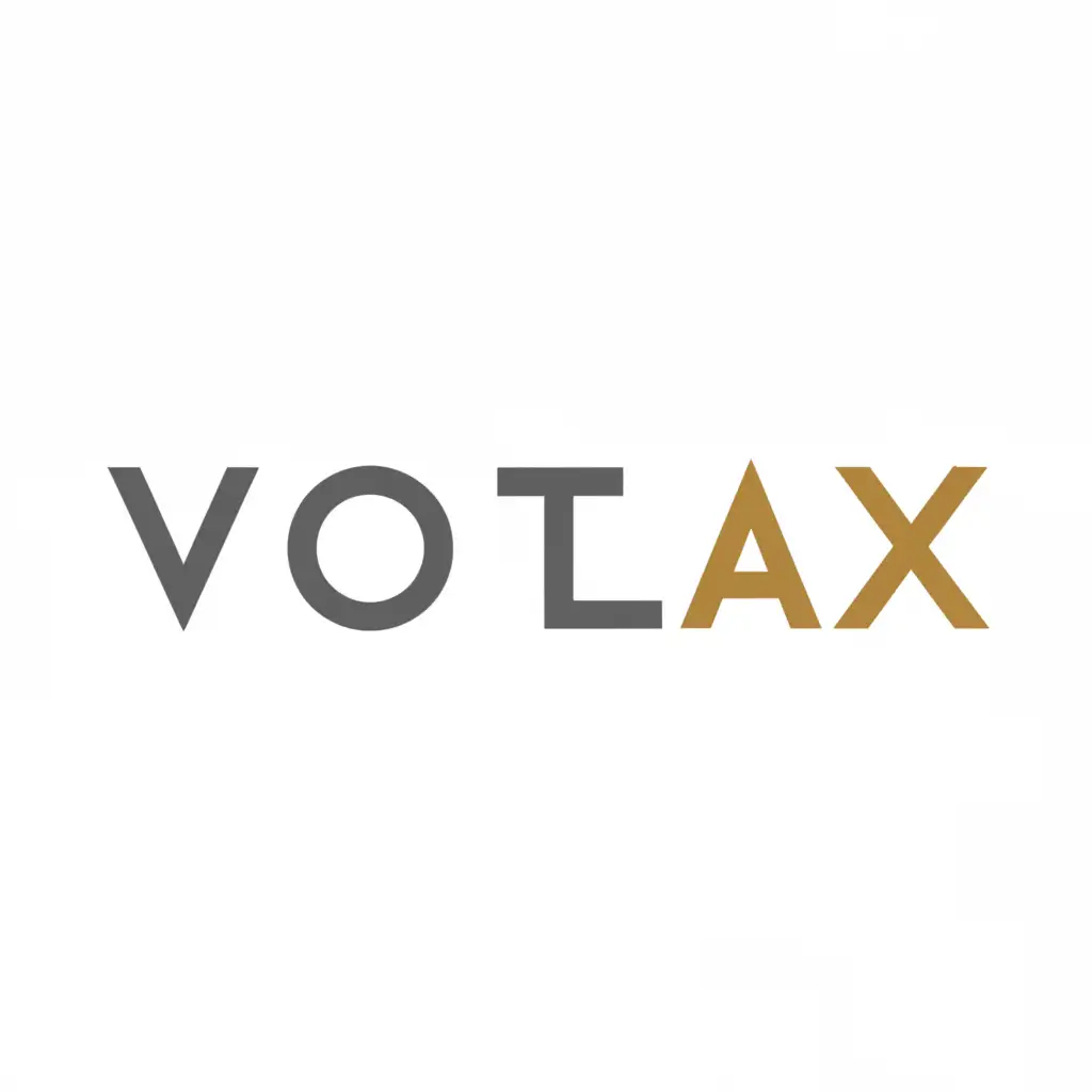 a logo design,with the text "votlax", main symbol:just letters,Moderate,clear background