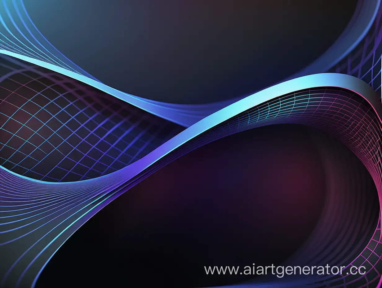 Futuristic-Abstract-Art-Dynamic-Curved-Grid-Tech-Background