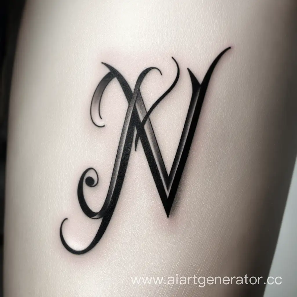Unique-V-Letter-Tattoo-Design-for-Personal-Expression