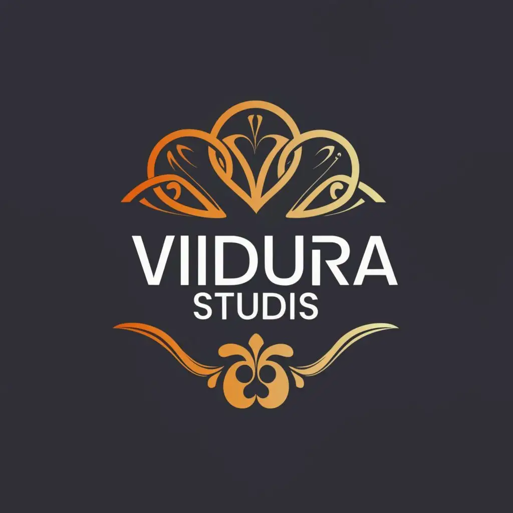 logo, Create a visually captivating for "Vidura Studios". Logo should be more creative and aesthetic and it should attract the attention of the Viewers.

, with the text "VIDURA STUDIOS", typography, be used in Events industry