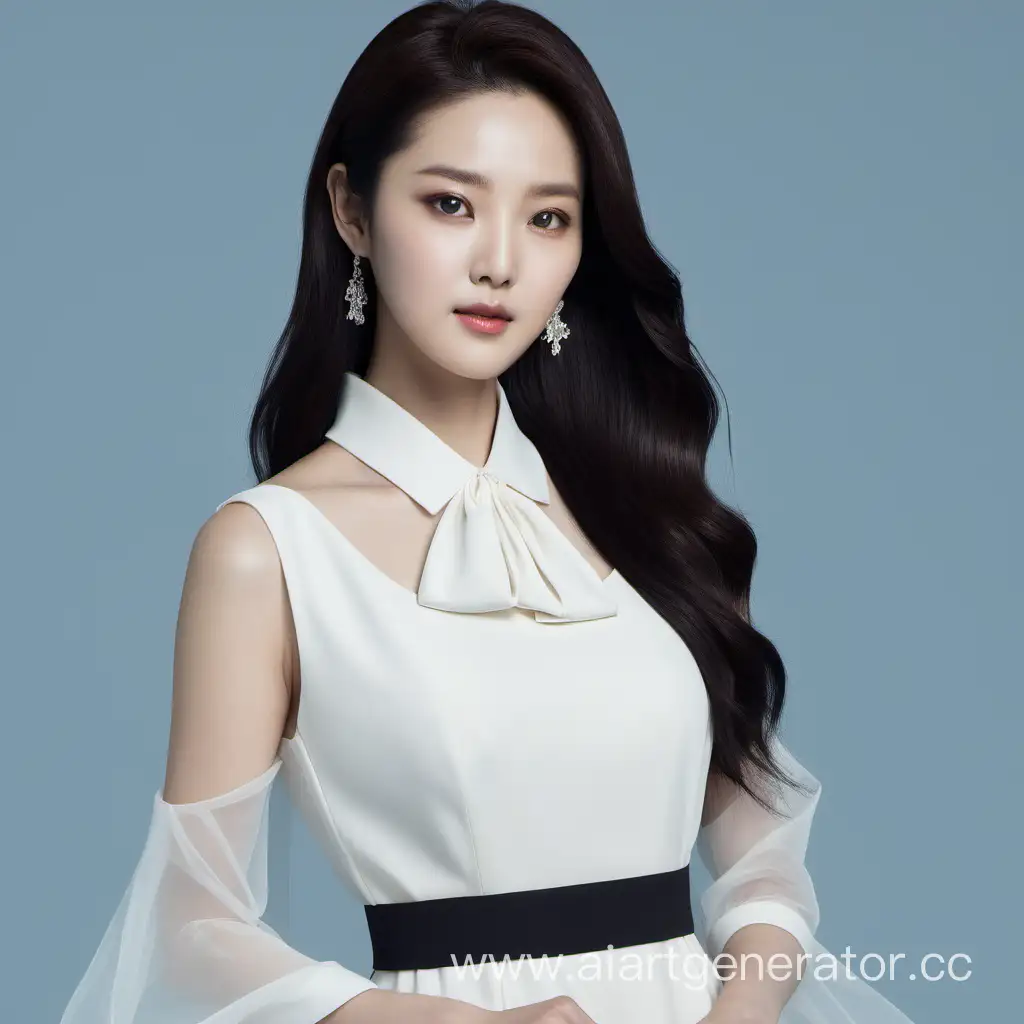 Elegant-Portrait-of-Kim-SoRi-Sora-in-Luxurious-Attire