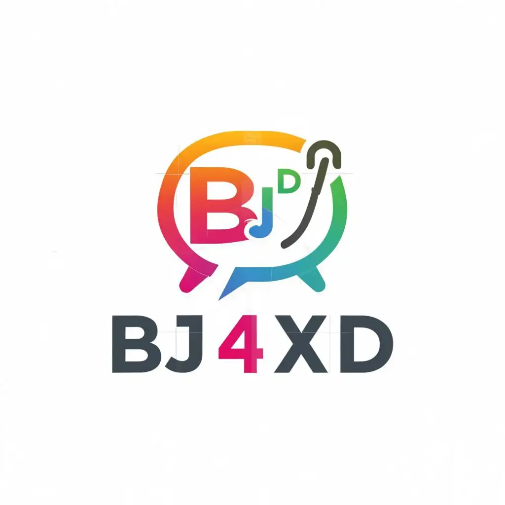 a logo design,with the text "BJ4XD", main symbol:chatroom,Moderate,be used in Medical Dental industry,clear background