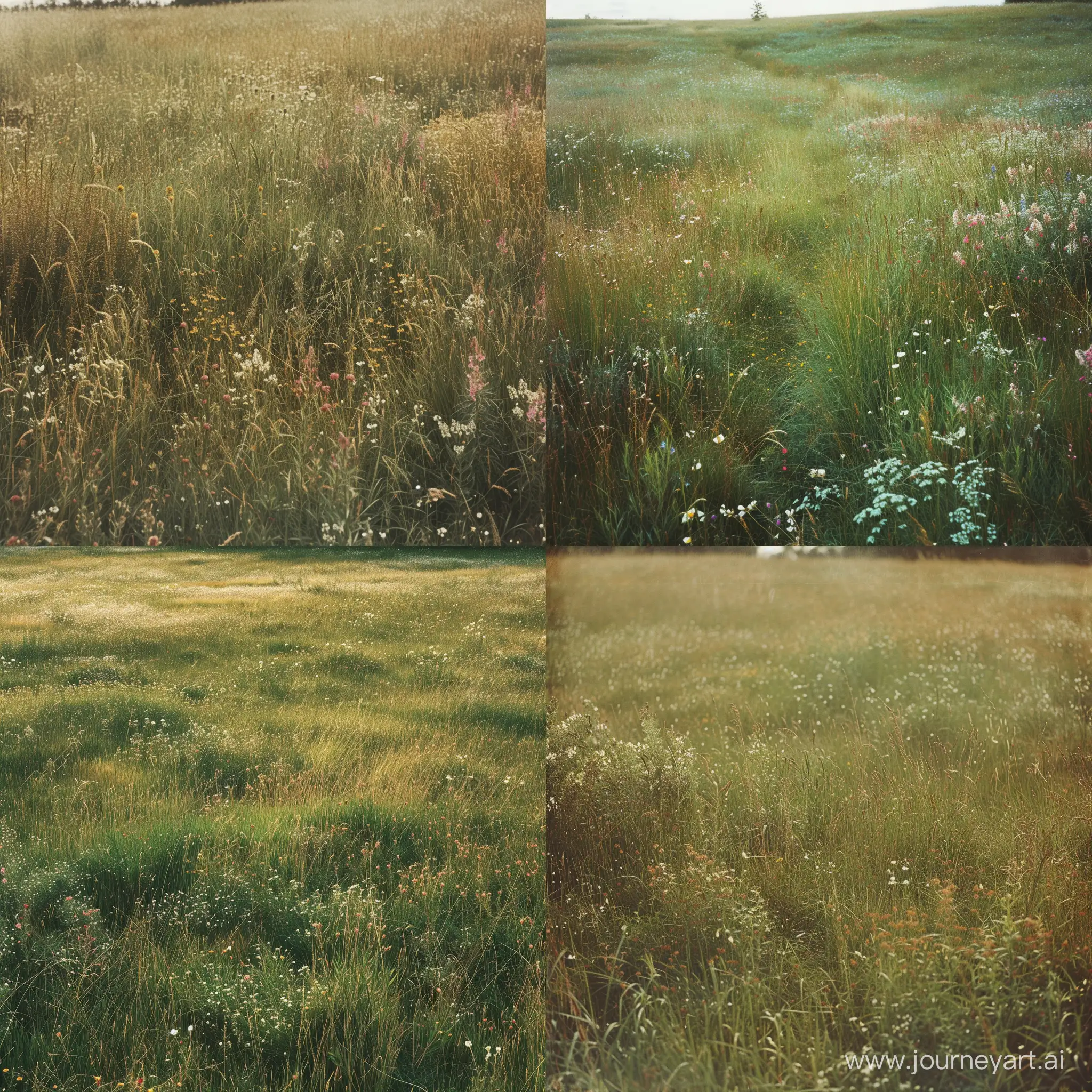 Aerial-View-of-Serene-Meadow-with-Tall-Grass-and-Wildflowers