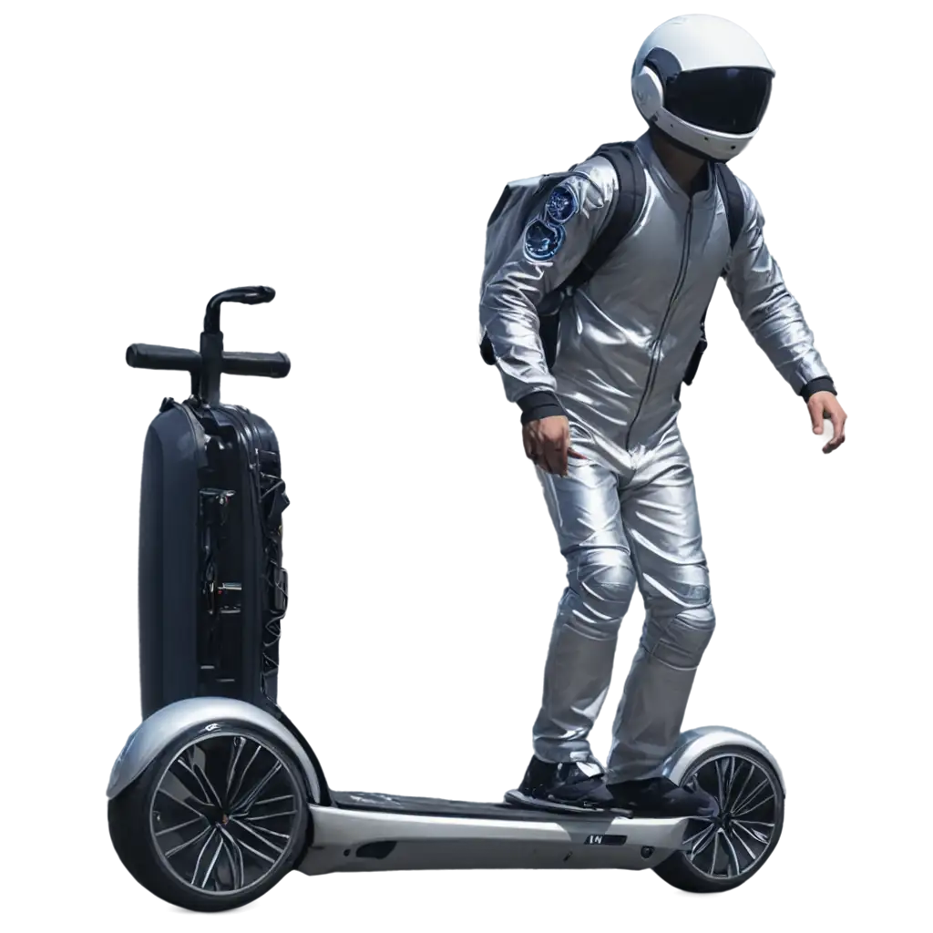 Spaceman-Commuting-to-Work-on-a-Hoverboard-in-Kuala-Lumpur-as-a-PNG-Image