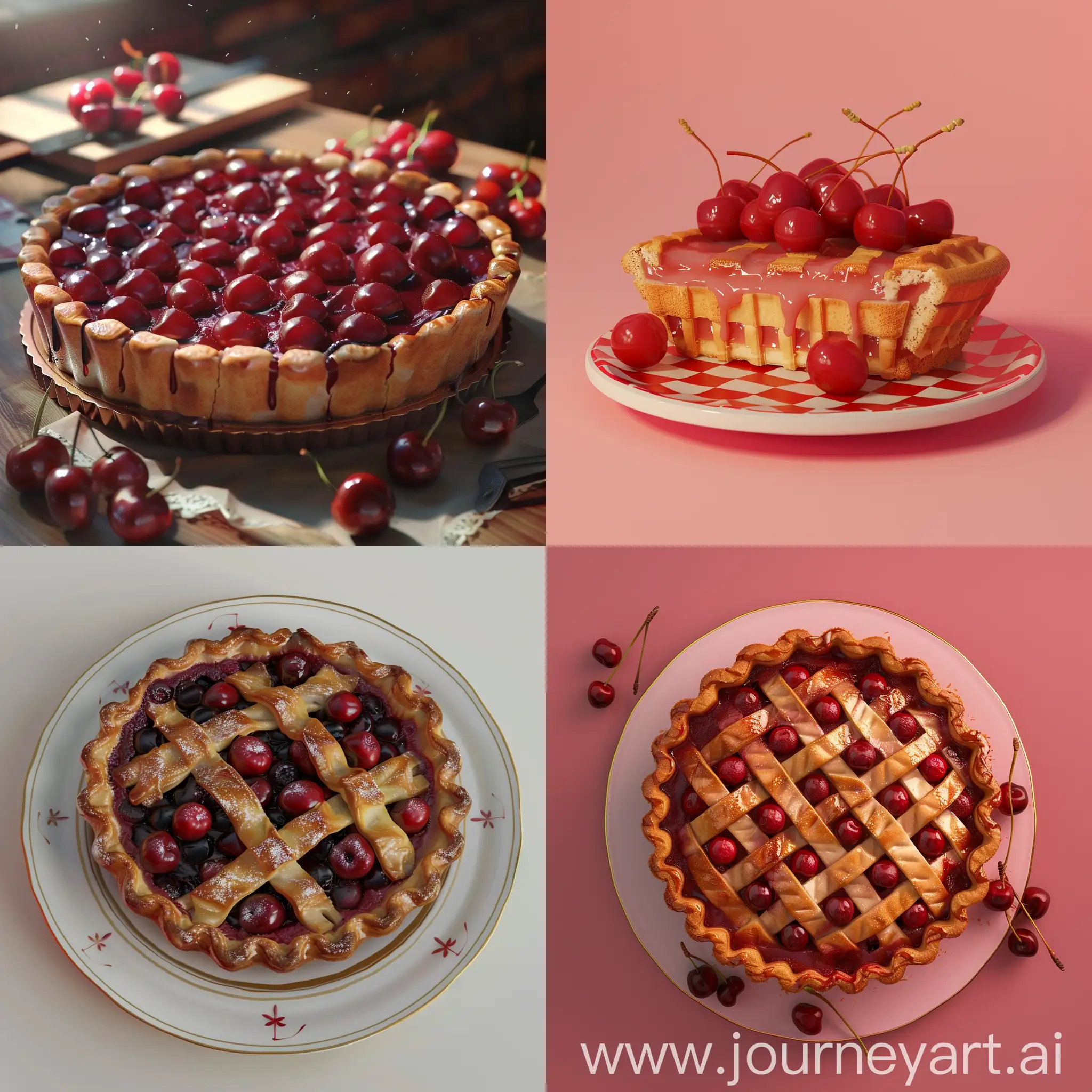 Cherry pie :: 3D animation 