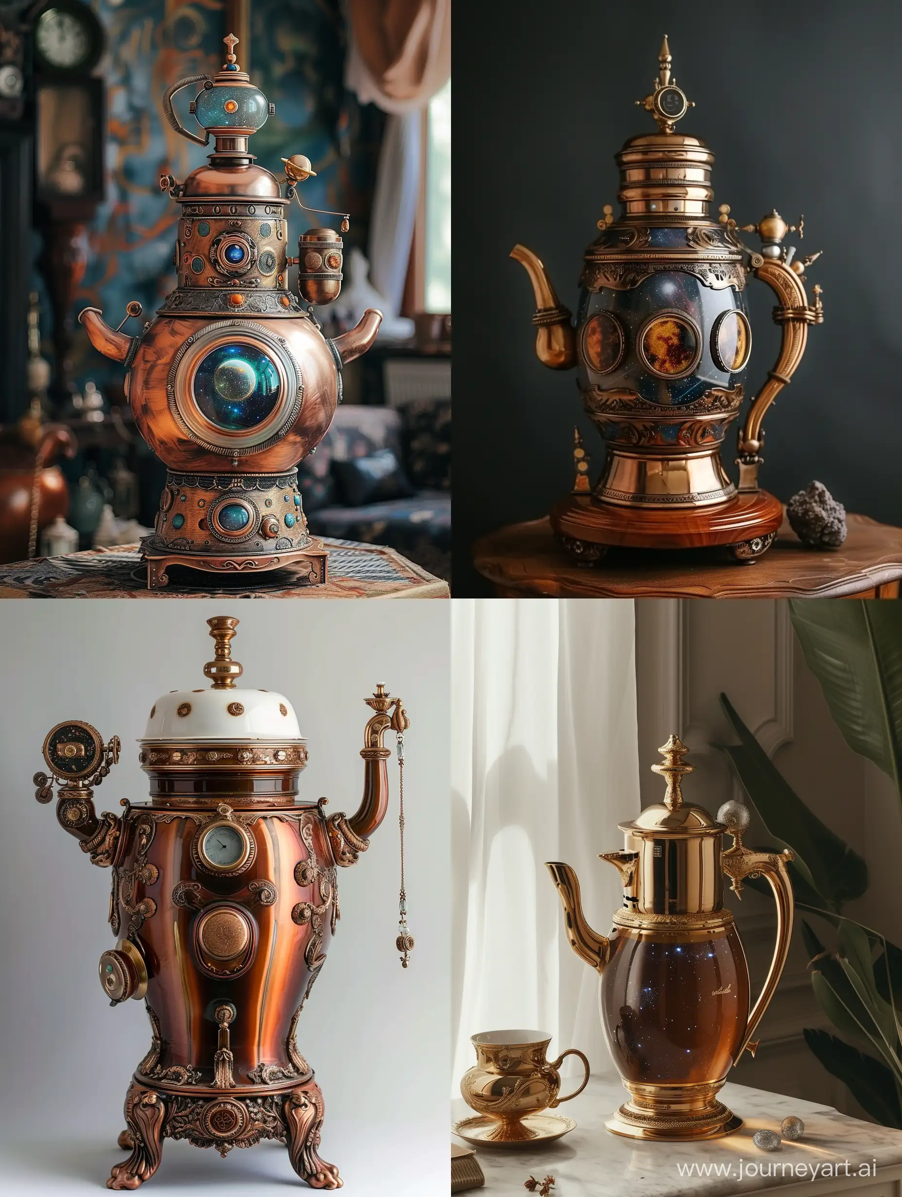 Celestial-Samovar-A-Cosmic-Elegance-Captured-in-Art