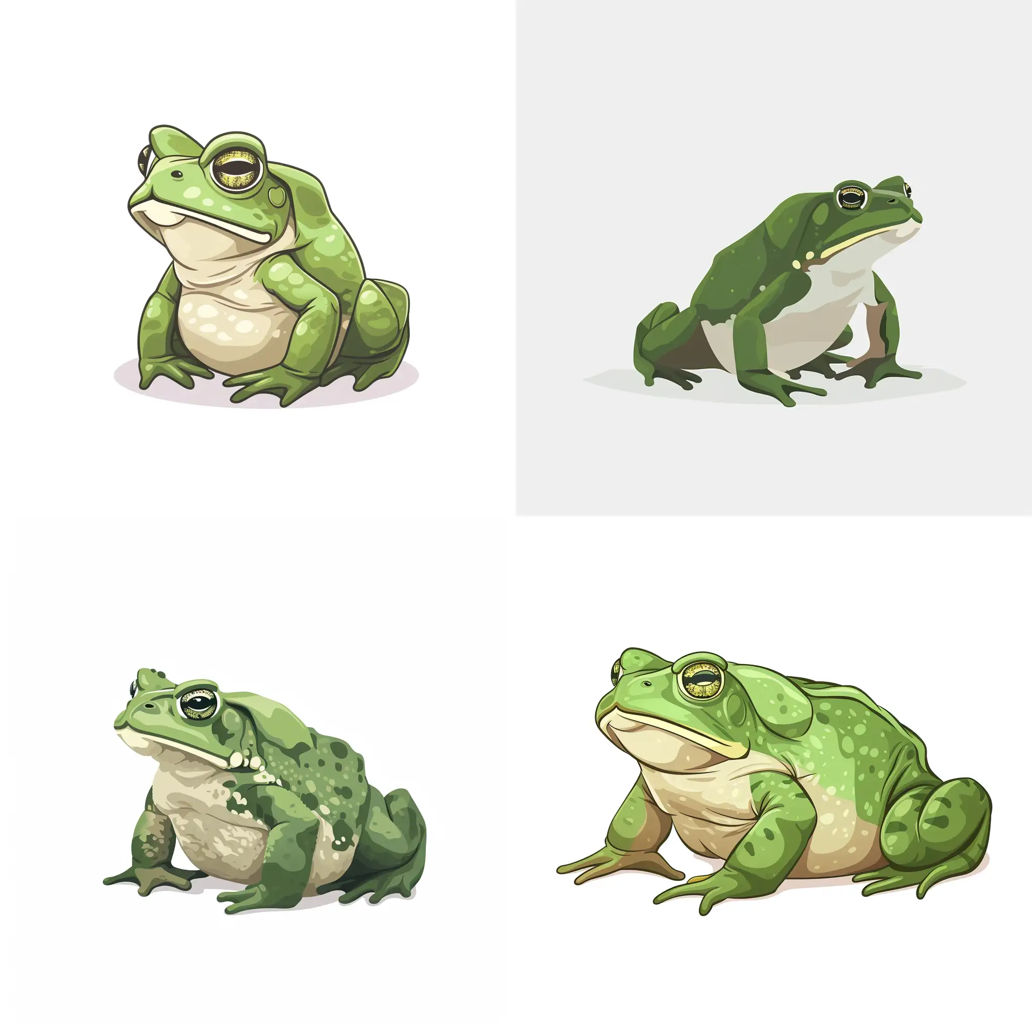 Minimalistic-Cartoon-Green-Toad-Illustration-on-a-Clean-White-Background