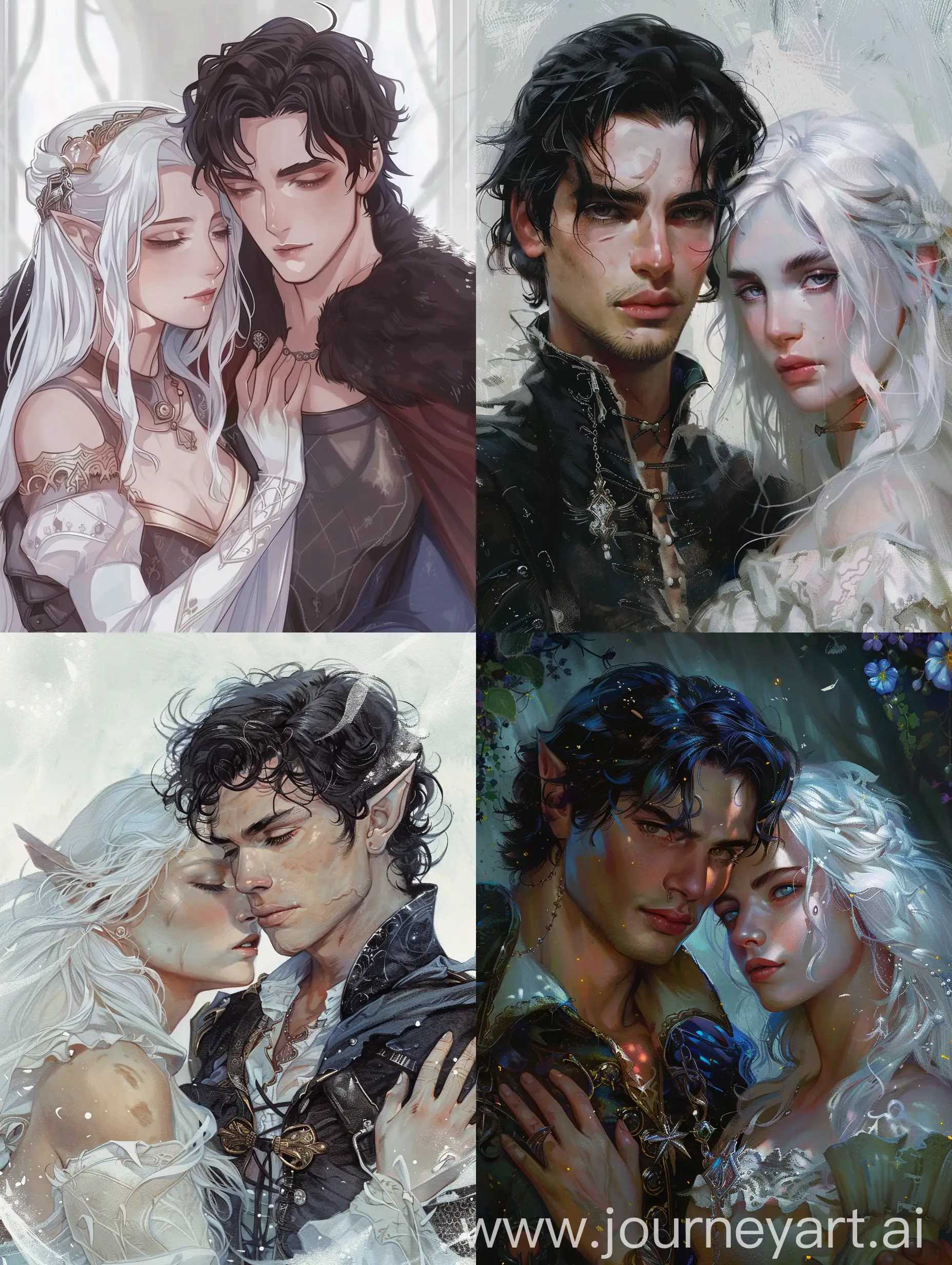 Enchanting-Tale-Cursed-Prince-and-Mystical-Companions-in-Fantasy-Setting
