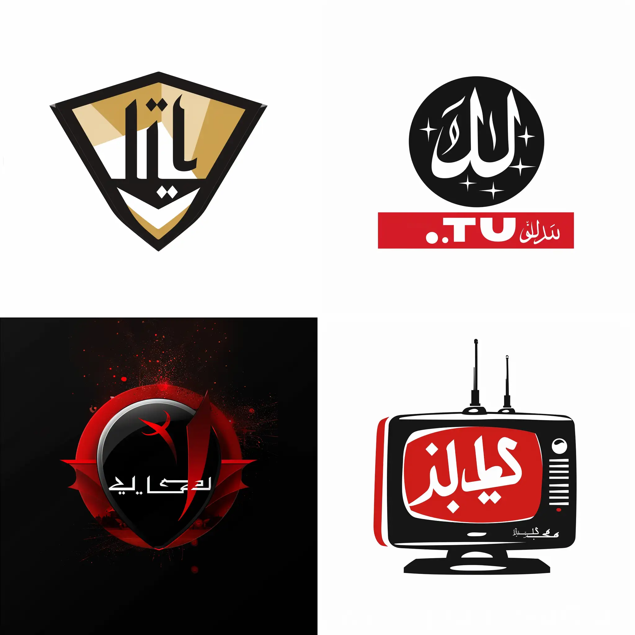 Vibrant-AlJelfa-TV-Logo-Design-with-Intricate-Details