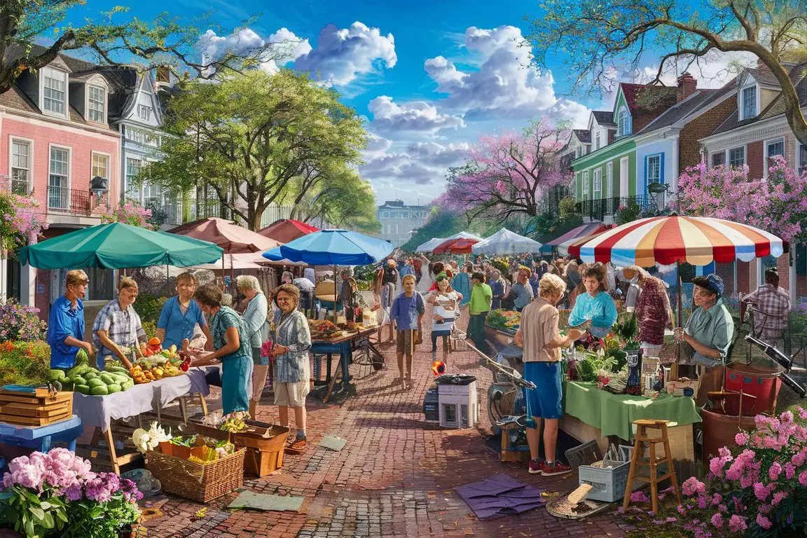 Vibrant-Charleston-Spring-Market-Local-Goods-and-Colorful-Life
