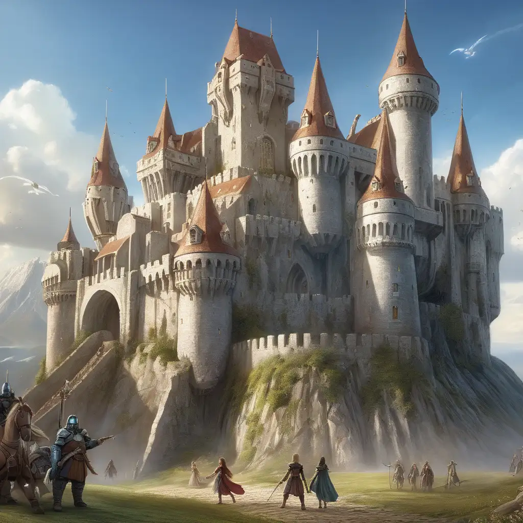 Elara saves the castle where she lives and restores it to its former glory with her people.