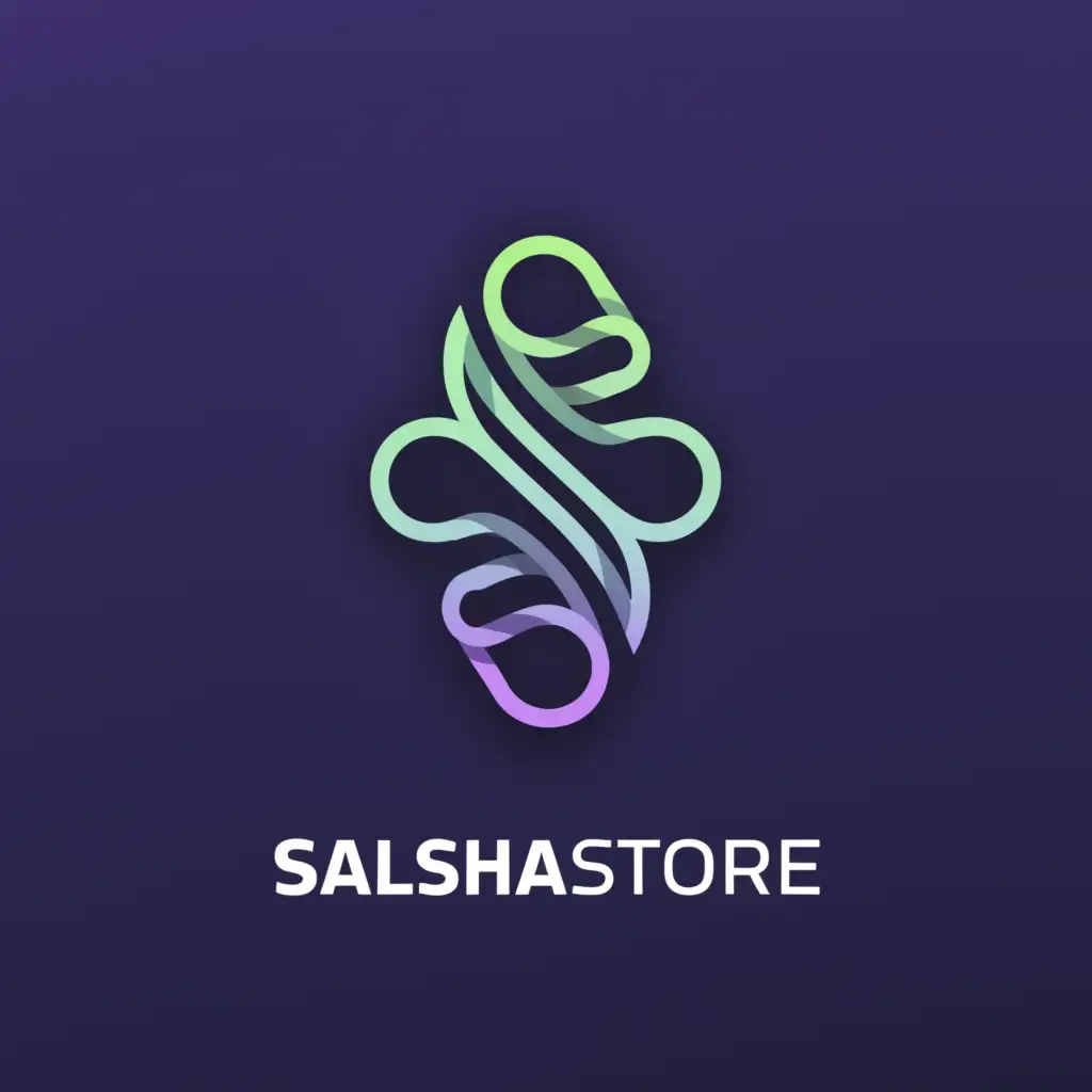 a logo design,with the text "Salshastore", main symbol:Fashion,complex,clear background