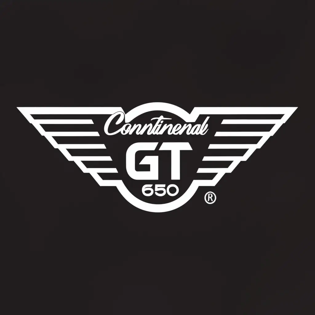 a logo design,with the text "CONTINENTAL GT 650", main symbol:TOOLS,Moderate,be used in Automotive industry,clear background