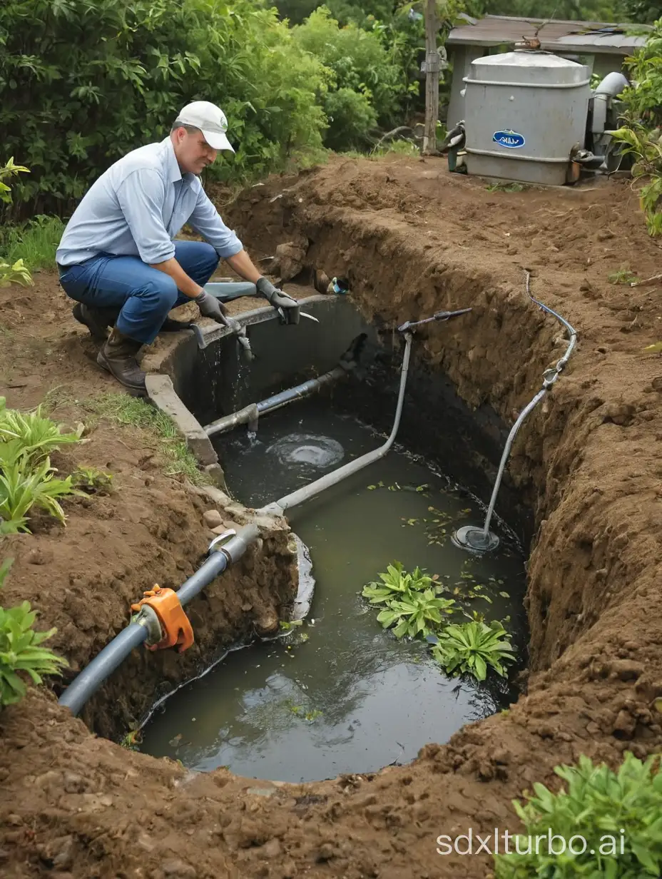 Septic tank cleaning plan