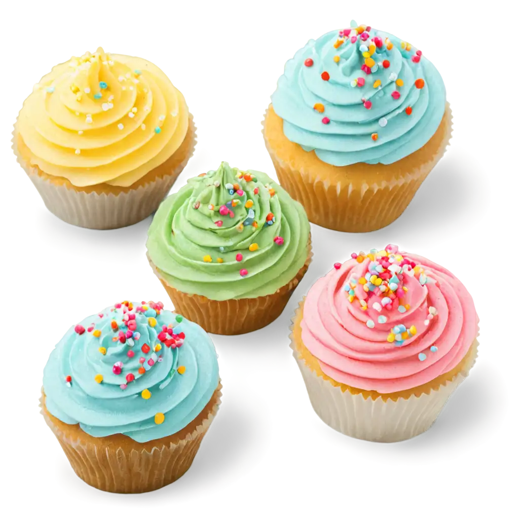 Delicious-Cupcakes-PNG-Tempting-Visual-Treats-for-Your-Digital-Creations