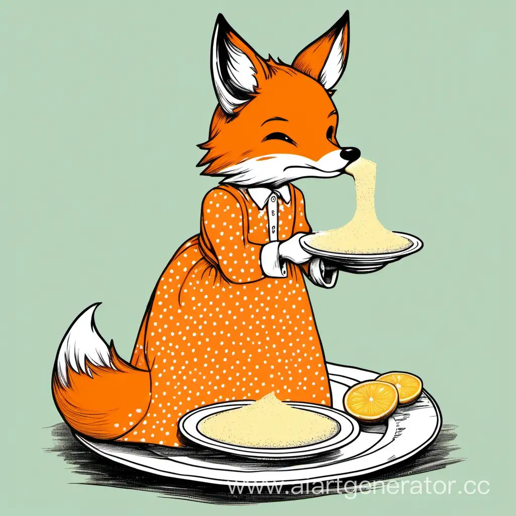 Enchanting-Fairytale-Scene-Little-Fox-Enjoying-Semolina-Porridge