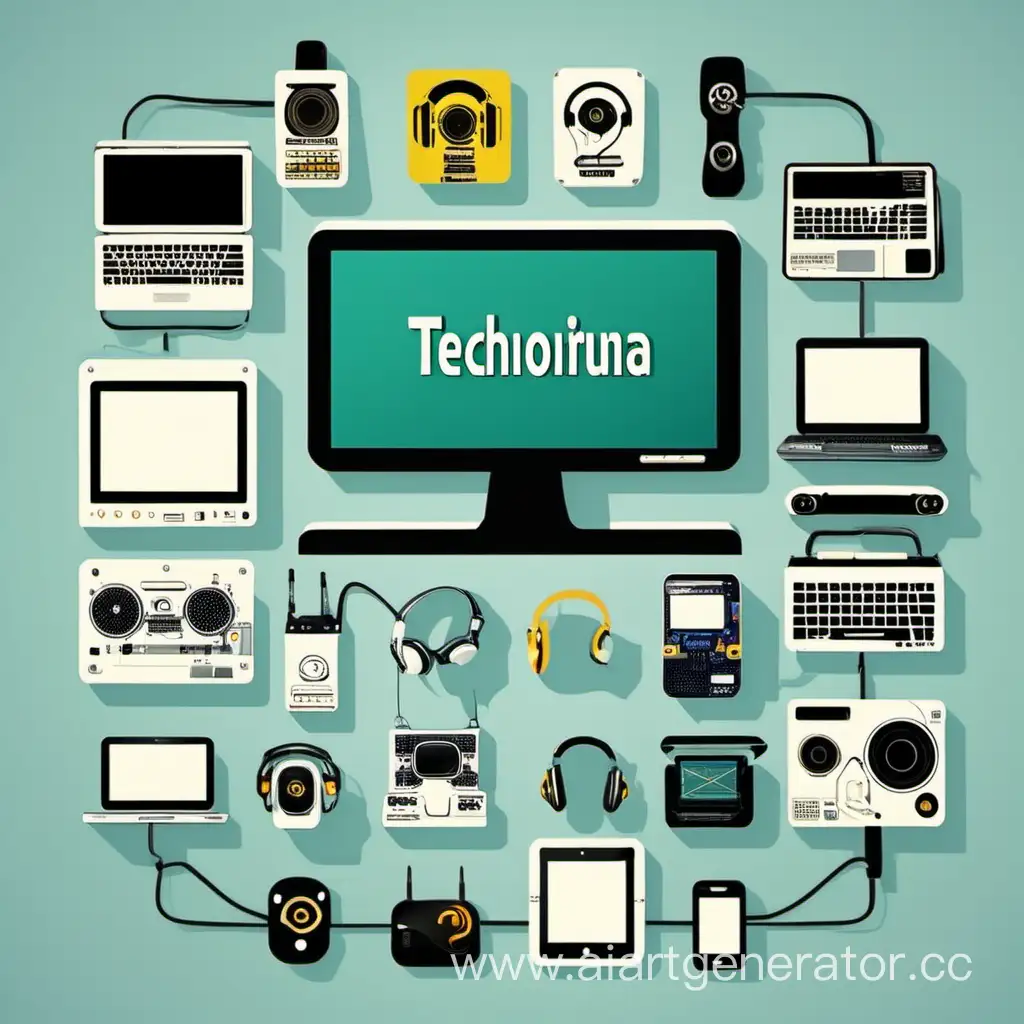 Картинка для канала с названием ТЕХНОТРИБУНА с обзором разных устройств