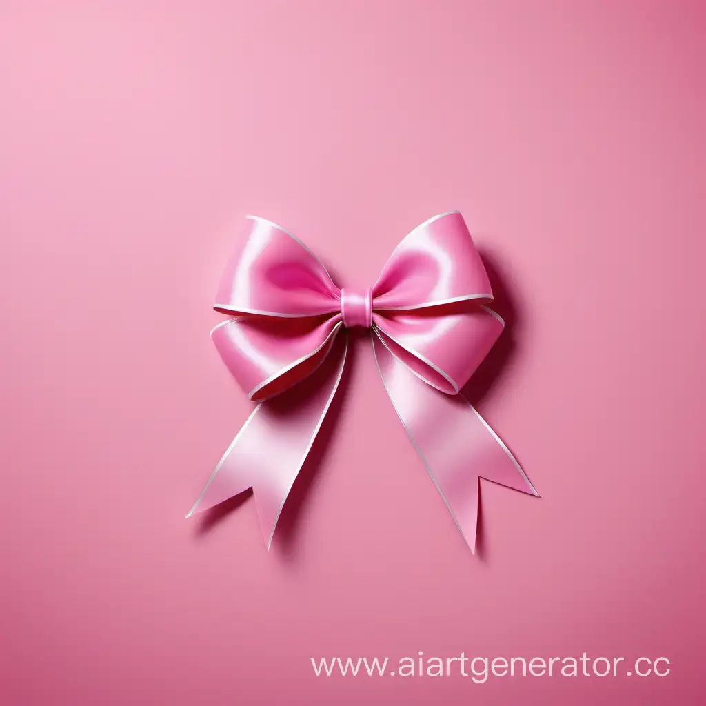 Elegant-Pink-Bow-with-Stylish-Ribbon-Graceful-Fashion-Accessory