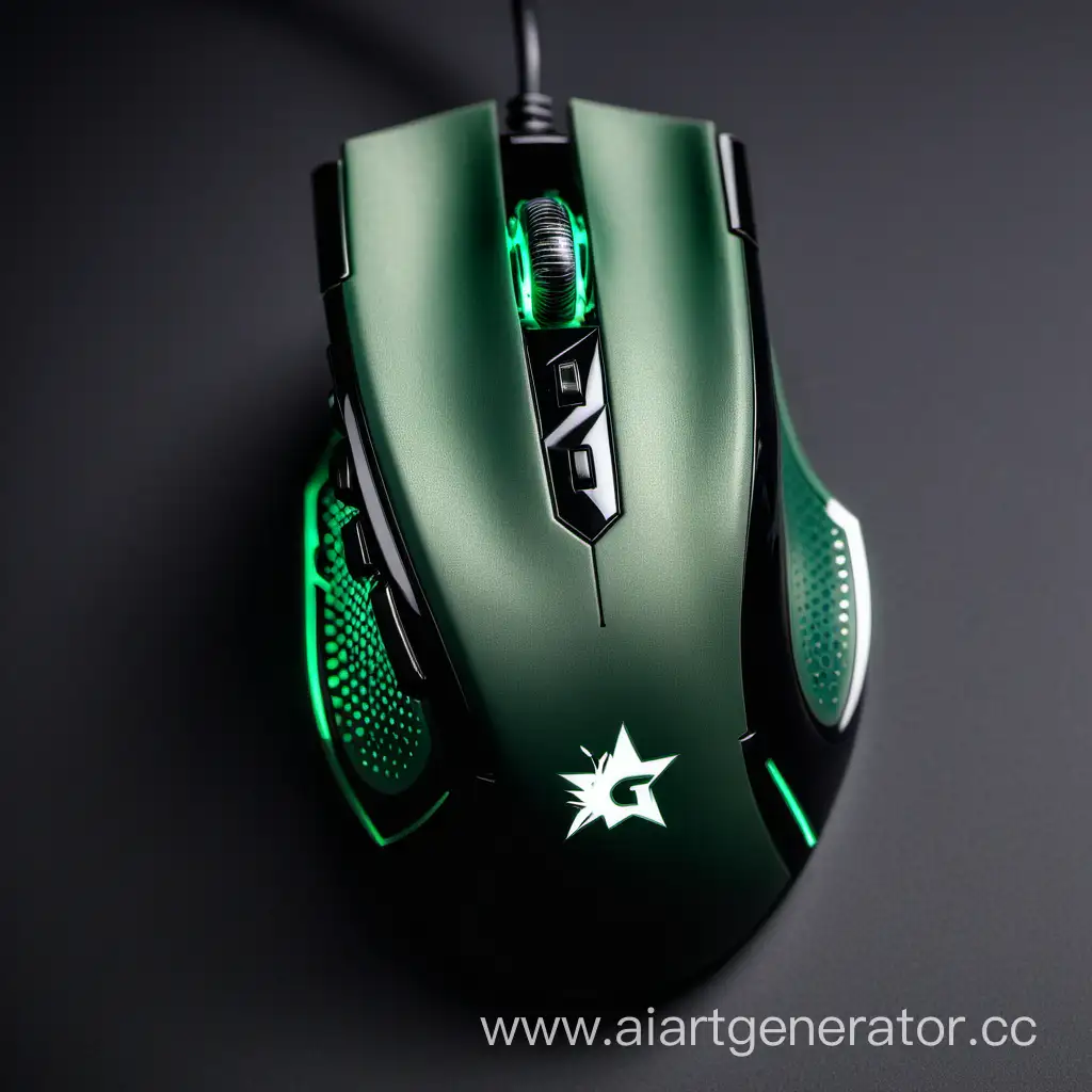 HighEnd-Green-Gaming-Mouse-CuttingEdge-Technology-for-Gaming-Enthusiasts