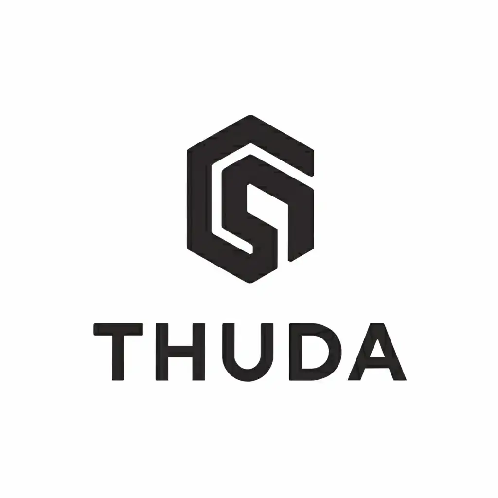 a logo design,with the text "Thuda", main symbol:octagon,Moderate,clear background