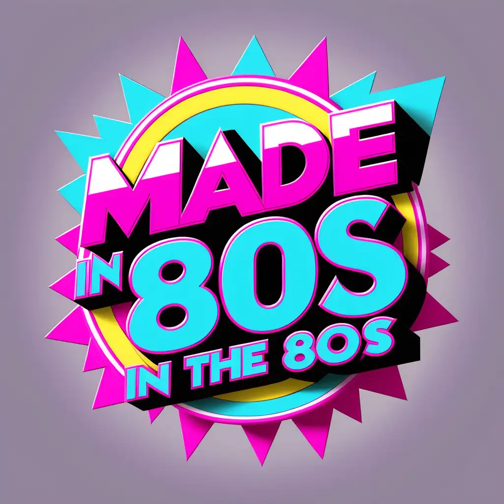  logo 
 "Made In the 80'S"