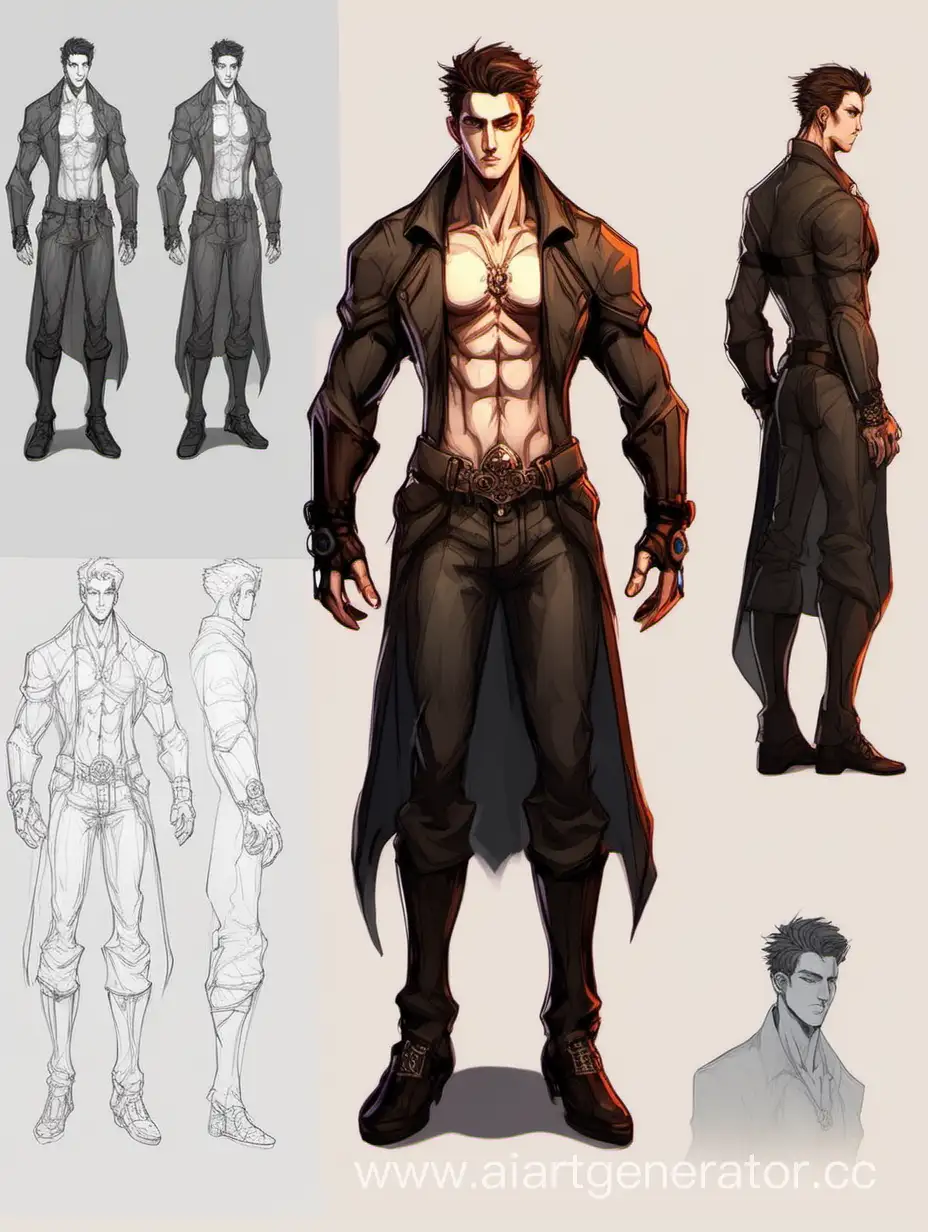 Diverse-Male-Character-Designs-Explore-Unique-Personalities-and-Styles