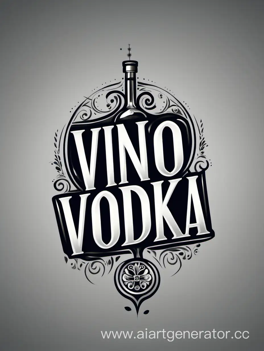 логотип vino vodka