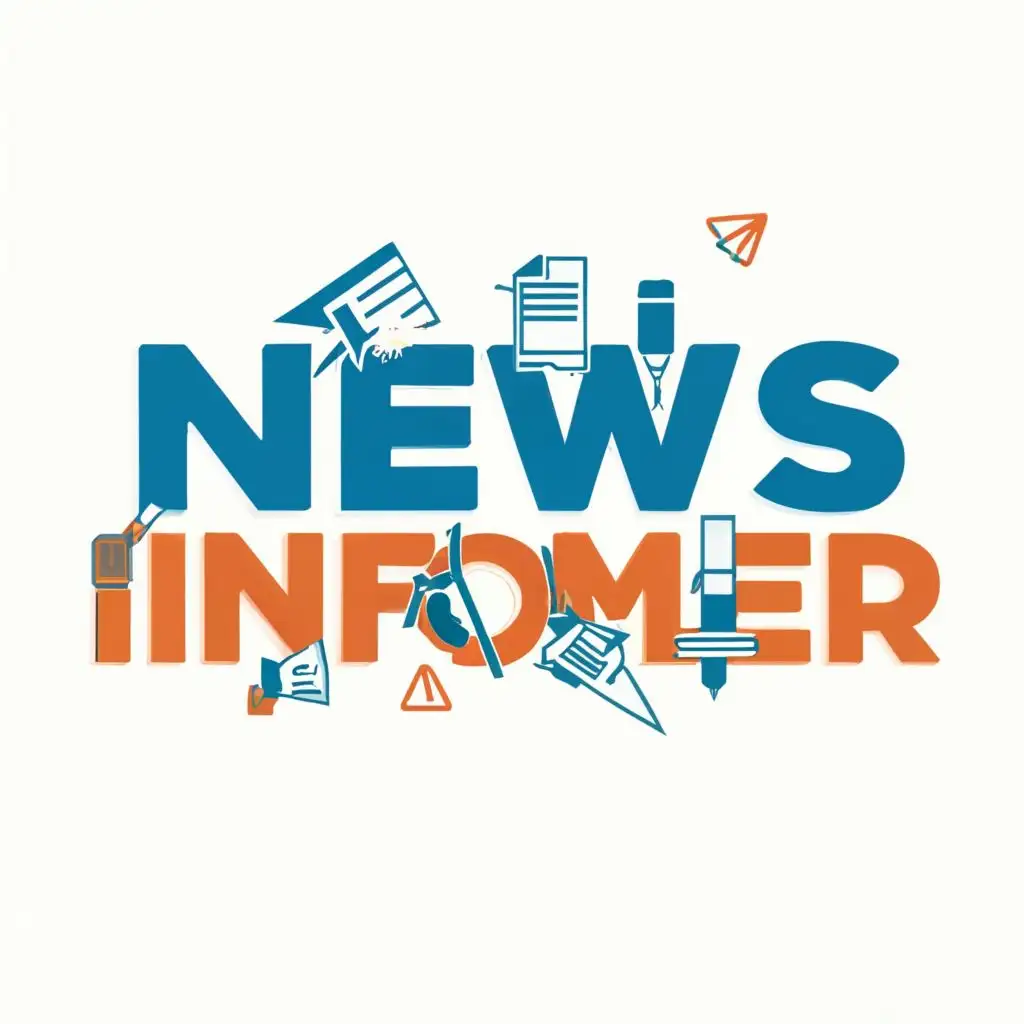 logo, news , with the text "News Informer", typography, be used in Education industry