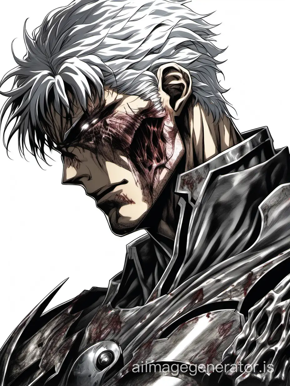 Formidable-WhiteHaired-Guts-with-Black-Iron-Prosthetic-and-Eye-Scar