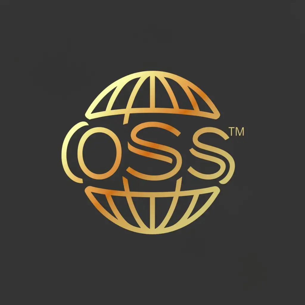 a logo design,with the text "OSS", main symbol:World's number 1 affiliate marketing in sales, realistic art, 4k,complex,clear background