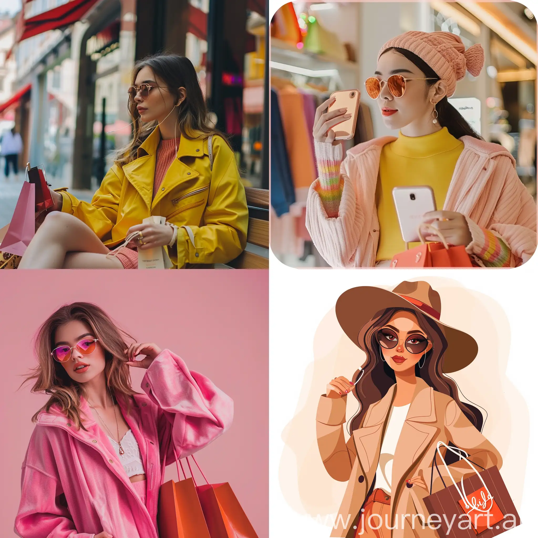 Fashion-Influencer-Girl-Shopping-for-Trendy-Outfits
