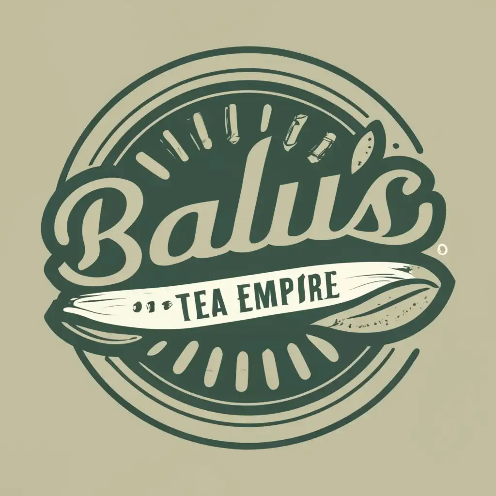 logo, Balu's Tea Empire, with the text "Coffee Shop ", typography, be used in Restaurant industry