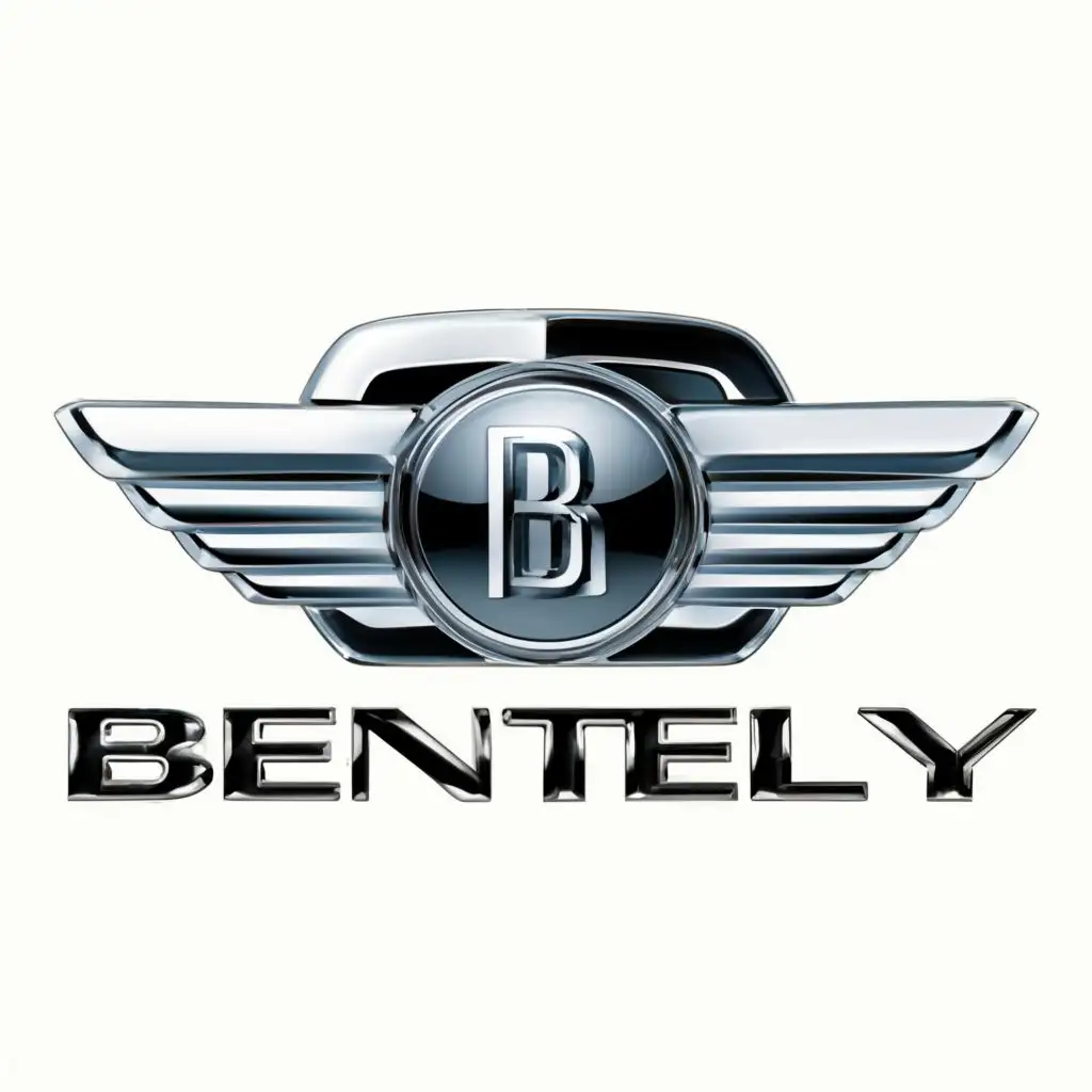 logo, car, with the text "Bentely", typography