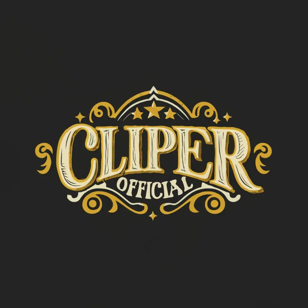a logo design,with the text "CLIIPER OFFICIAL ", main symbol:clown

cutter
,complex,clear background