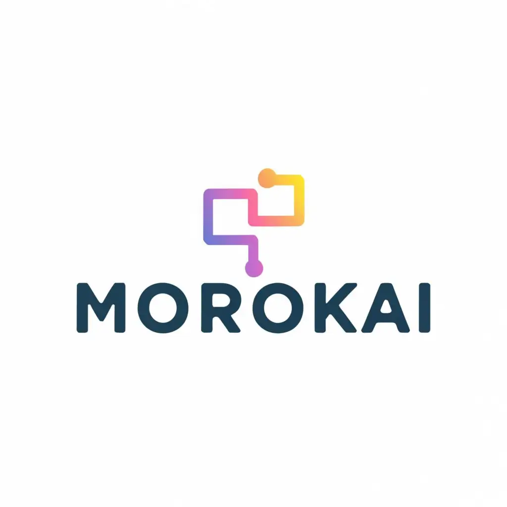 logo, Technology and Internet, with the text "Morokai", typography, be used in Internet industry