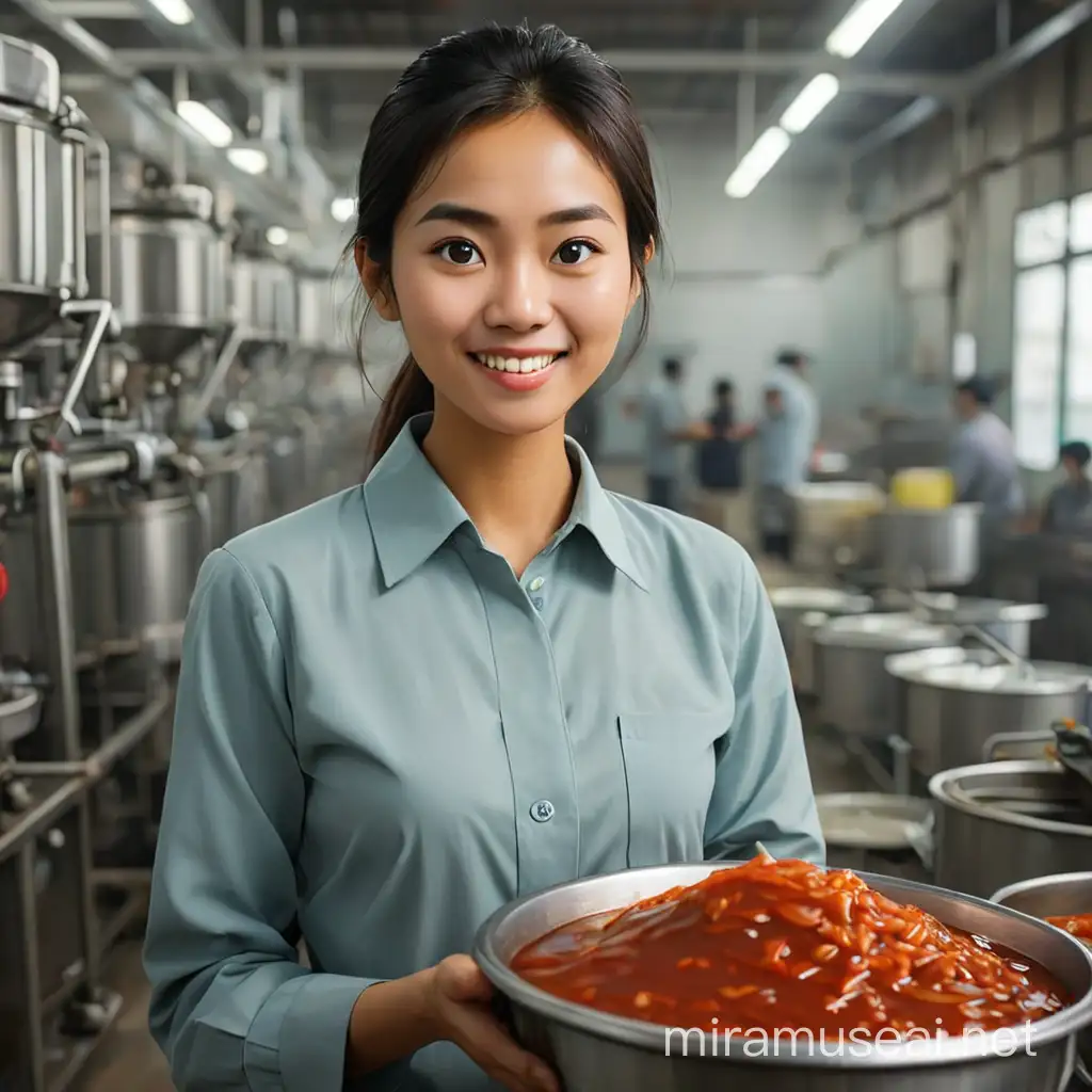 A new employee in a fish sauce manufacturing company